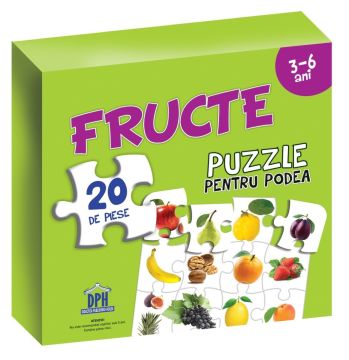 Puzzle pentru podea - FRUCTE - 3-6 ani (DPH)