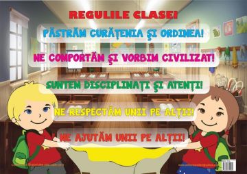 Plansa Regulile Clasei (Ars Libri)