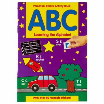 The Alphabet, Preschool Learning Sticker Books, carte cu activitati si autocolante (201/ PSSB1-1)