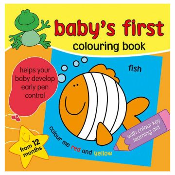 Baby's First Colouring Pads, Prima carte de colorat a bebelusului (Galben) (1974/BFAP1-2)