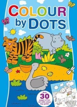 Colour By Dots, Carte de colorat cu activitati (Albastru) (2707/CDCB1-3)