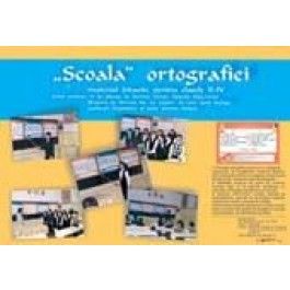 Scoala ortografiei - set 32x2 planse cu ortograme