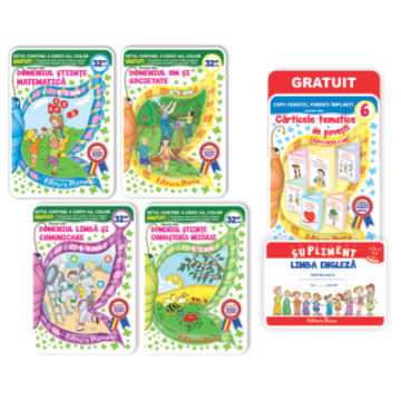 Set patru caiete A4 - 4-5 ani 2017 color