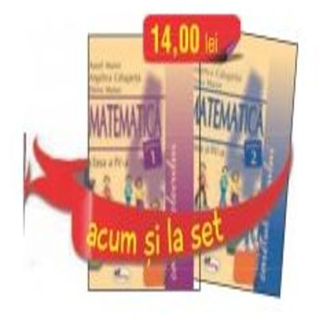 Set caiete Matematica - clasa a IV-a (partea intai si partea a doua)