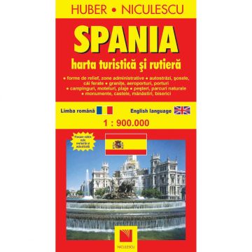 Spania. Harta turistica si rutiera
