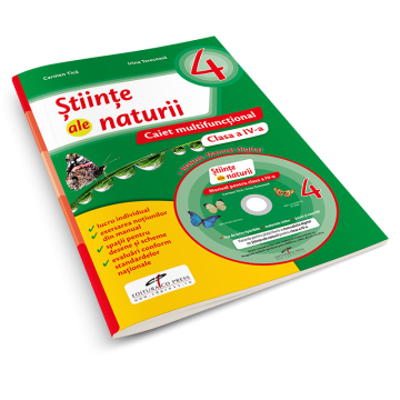 Stiinte ale naturii. Caiet multifunctional pentru clasa a IV-a + Manual digital