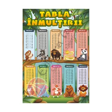 PLANSA TABLA INMULTIRII (Taida)