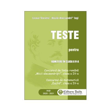 Teste pentru admitere in clasa a V-a; Editia 9 (Taida)