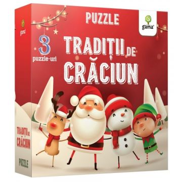 Traditii de Craciun- PUZZLE EDUCATIV (GAMA)