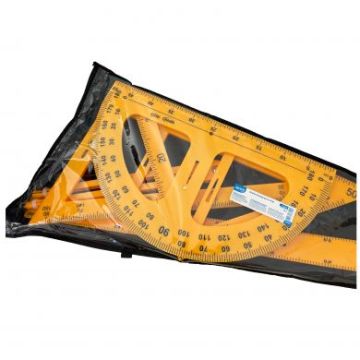 Trusa geometrie pentru tabla scolara creta cu husa pentru transport