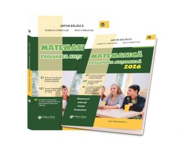 Matematica - Teste pentru Evaluarea Nationala 2026 + Brosura raspunsuri, indicatii, solutii, comentarii
